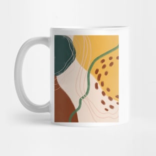 Abstract Bohemian Shapes 11 Mug